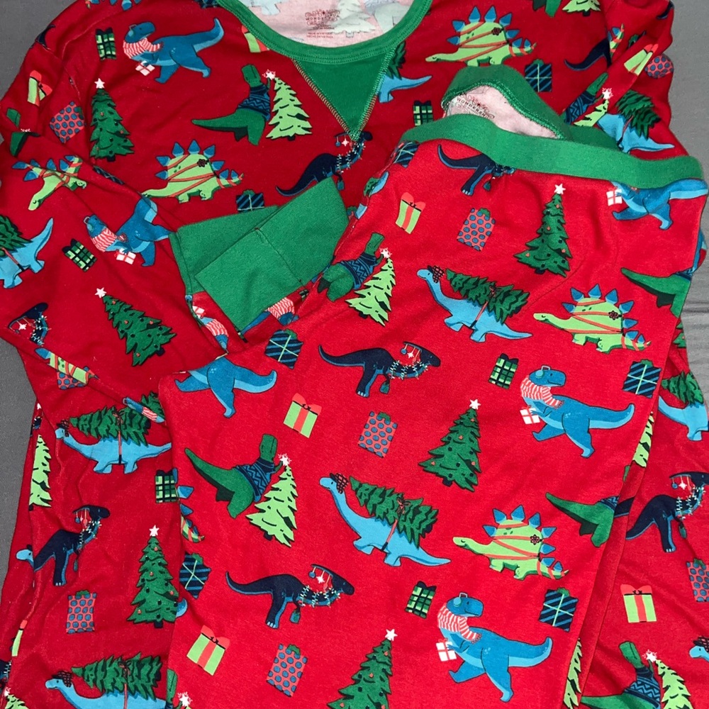 Dinosaur Christmas pjs men’s XL